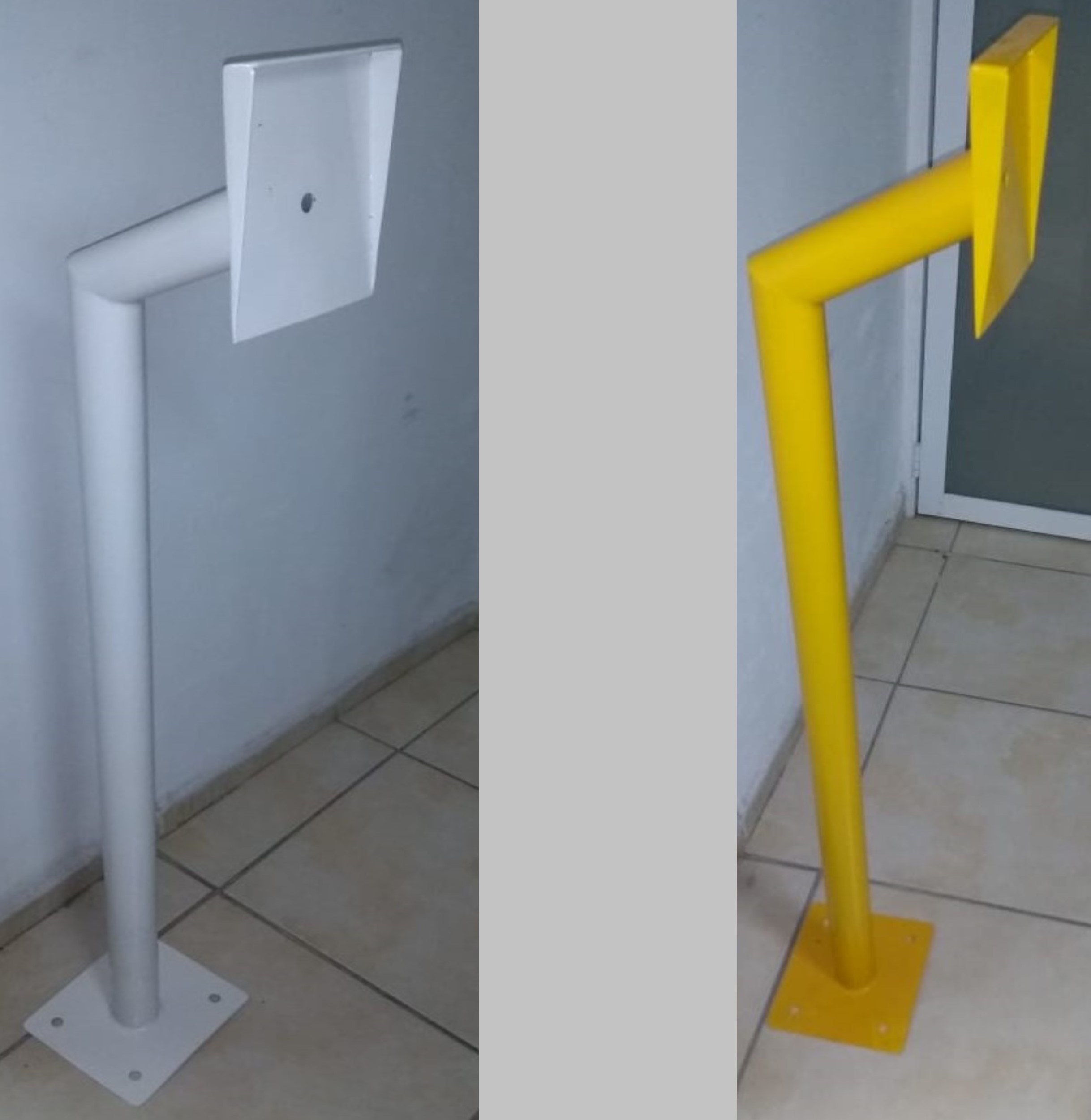 Pedestal para lector de control de acceso vehicular cronoteq-security.com